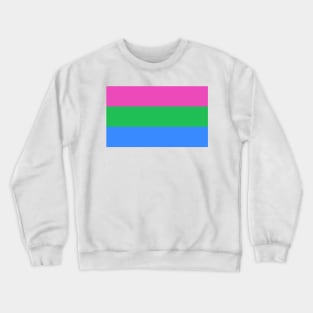 Polysexual Pride Flag Crewneck Sweatshirt